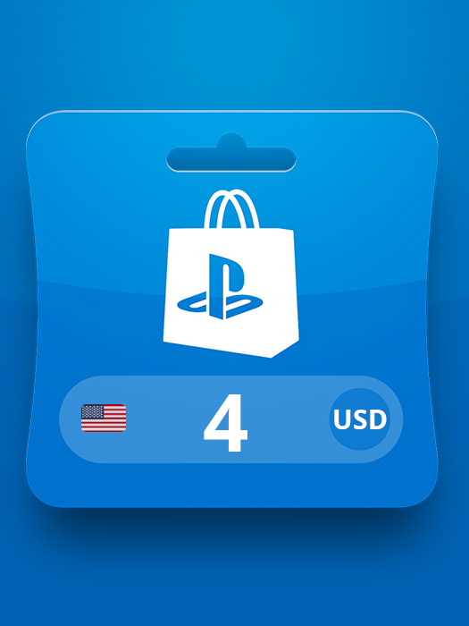 PlayStation Network Card USD 4 Gift Card US