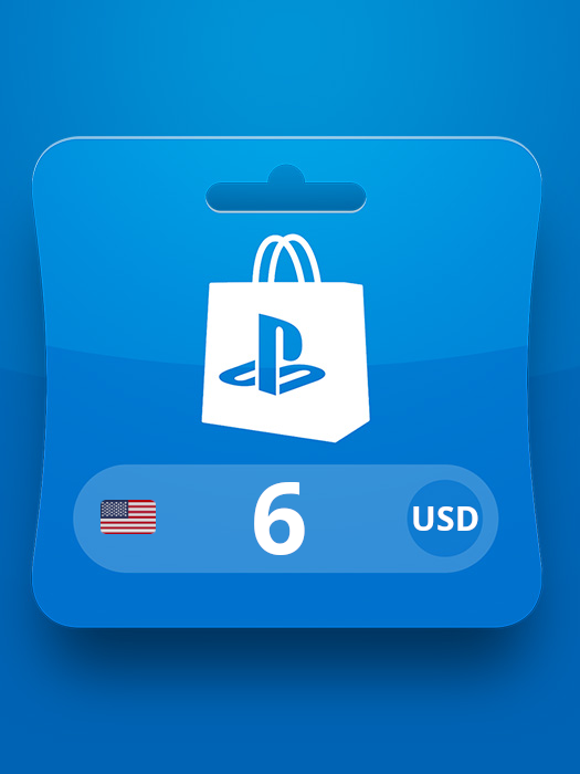 PlayStation Network Card USD 6 Gift Card US