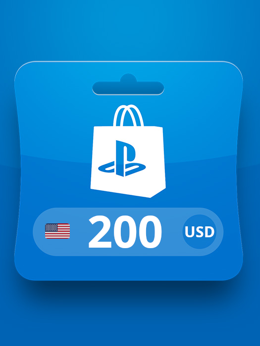 PlayStation Network Card USD 200 Gift Card US