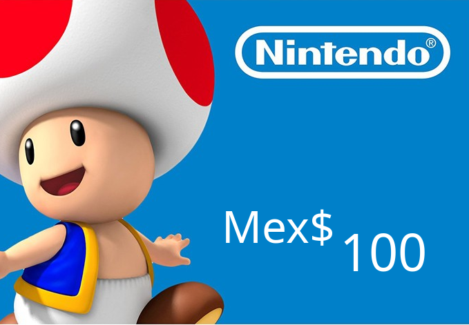 Nintendo eShop Prepaid Card MXN 100 Key MX