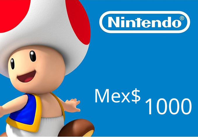 Nintendo eShop Prepaid Card MXN 1000 Key MX 