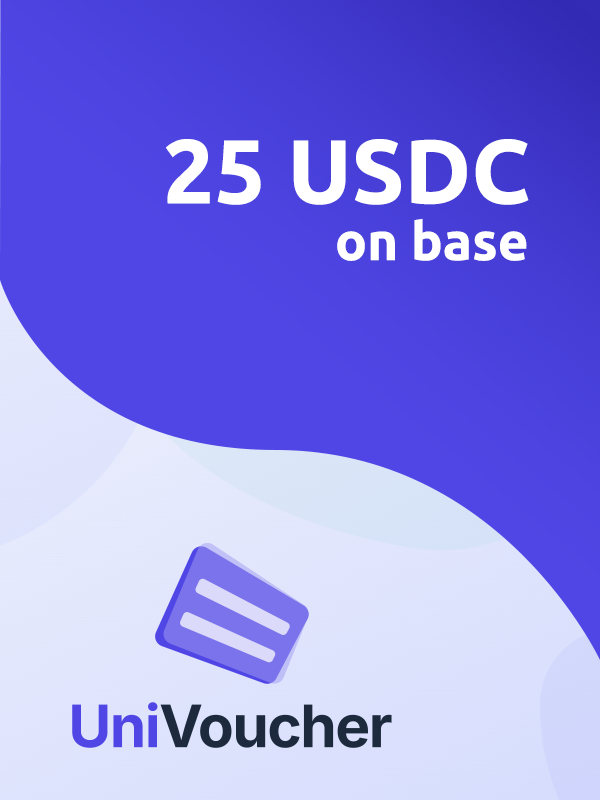 UniVoucher 25 USDC on Base Gift Card