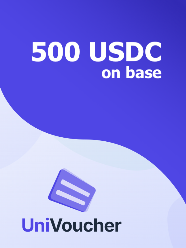 UniVoucher 500 USDC on Base Gift Card