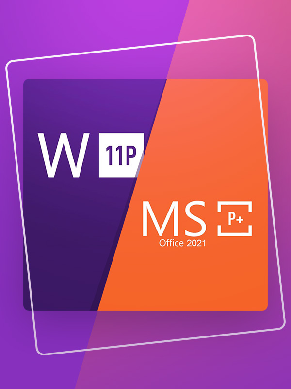 MS Office 2021 Professional Plus Retail & Windows 11 Professional Retail Bundle Key