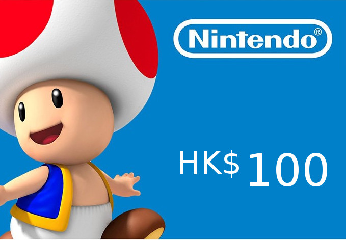 Nintendo eShop Prepaid Card HKD 100 Key HK