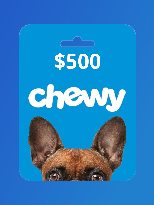 Chewy USD 500 Gift Card US