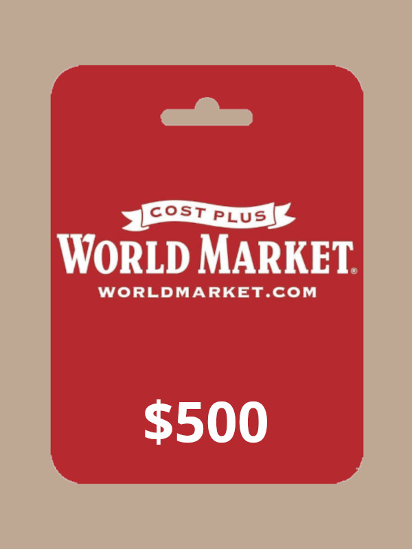 Cost Plus World Market USD 500 Gift Card US