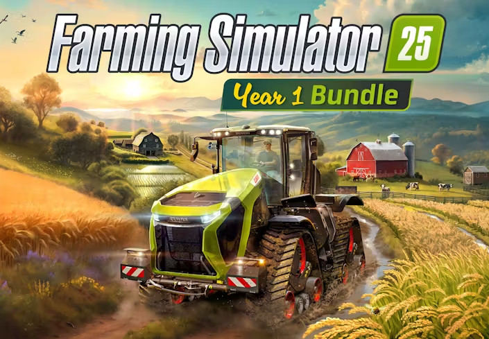 Farming Simulator 25 - Year 1 Bundle + Pre-order Bonus DLC PC Steam CD Key