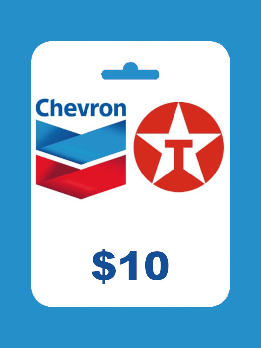 Chevron and Texaco USD 10 Gift Card US