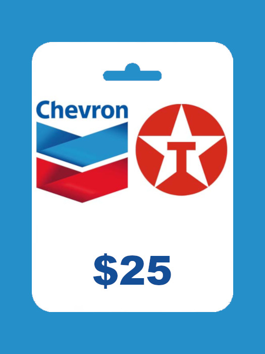 Chevron and Texaco USD 25 Gift Card US
