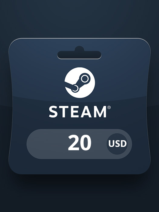 Steam Wallet USD 20 Gift Card US