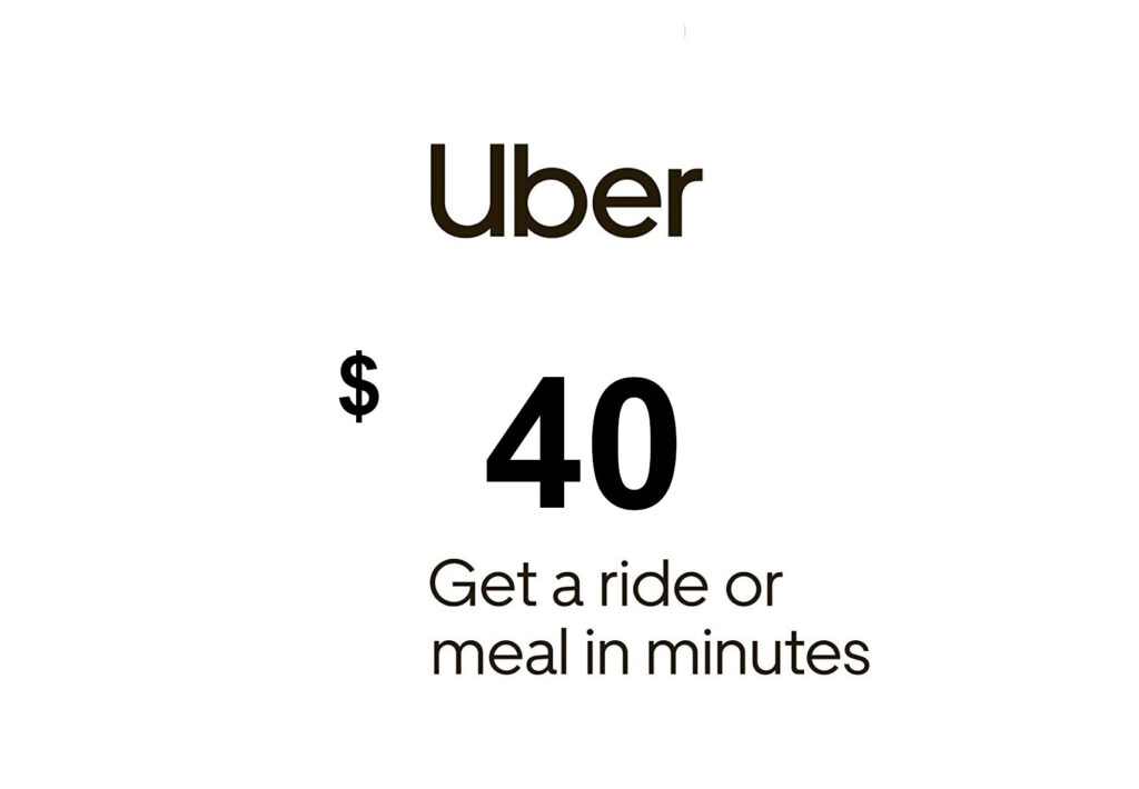 Uber USD 40 US Gift Card