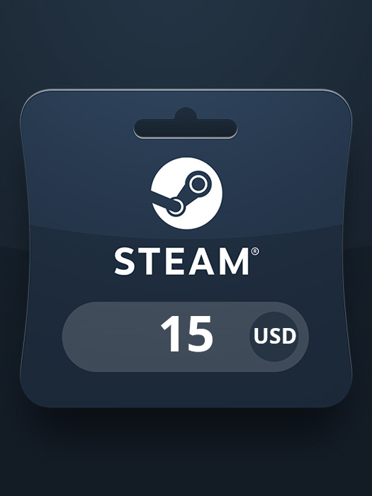 Steam Wallet USD 15 Gift Card US