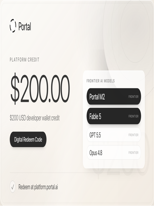 Fable 5 AI - Portal AI Model Credit 200 USD (GPT 5.5) Activation Code