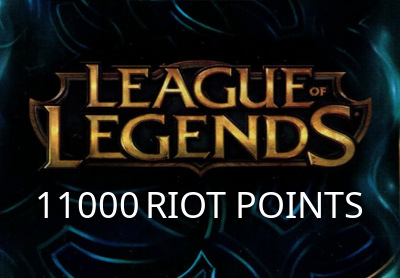 League of Legends 11000 RP Prepaid Card US
