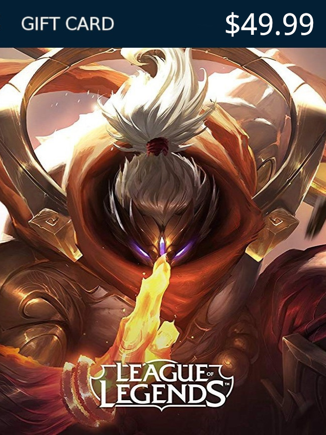 League of Legends USD 49.99 Prepaid RP Card US