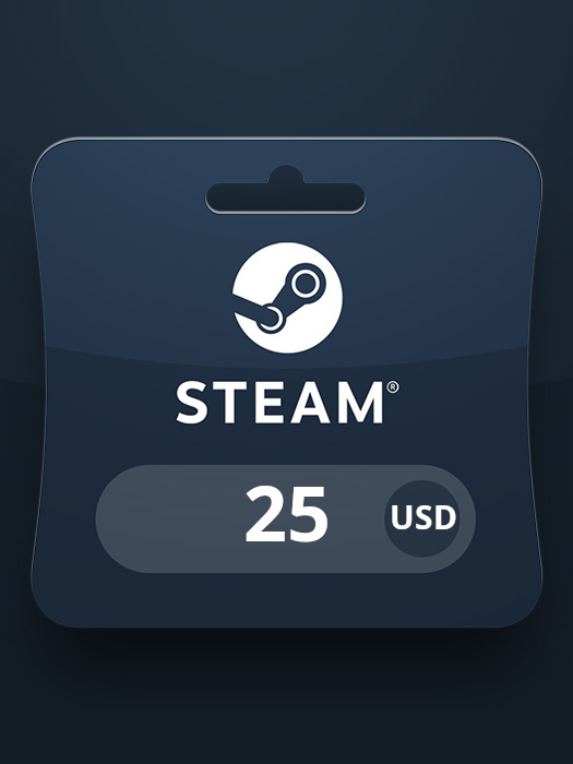 Steam Wallet USD 25 Gift Card US